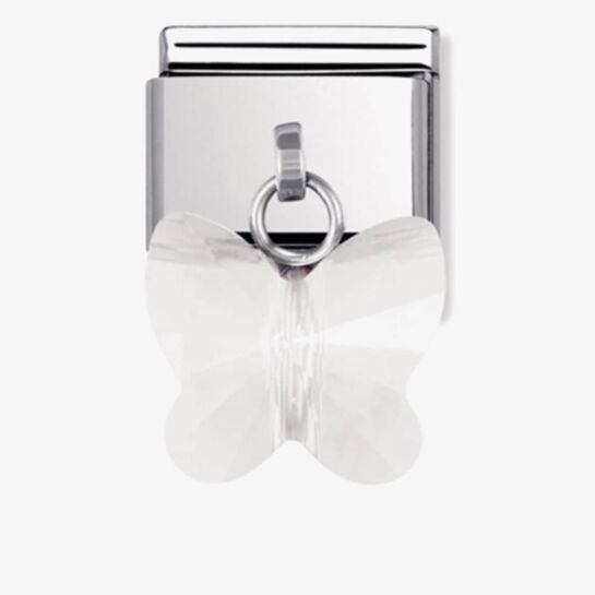 Classic Silvershine Butterfly Charm