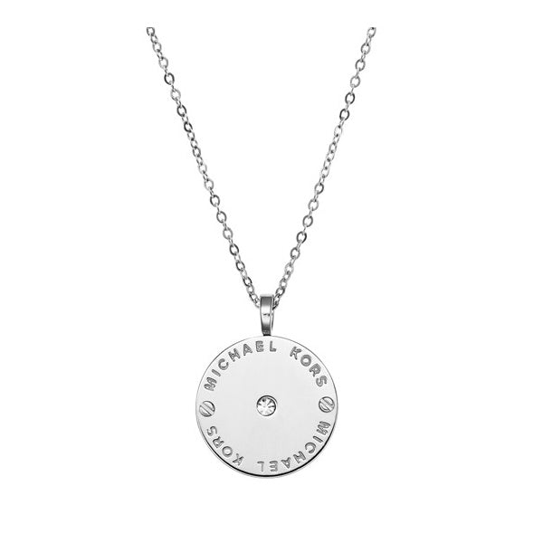 MK PVD Silver Plated Necklace