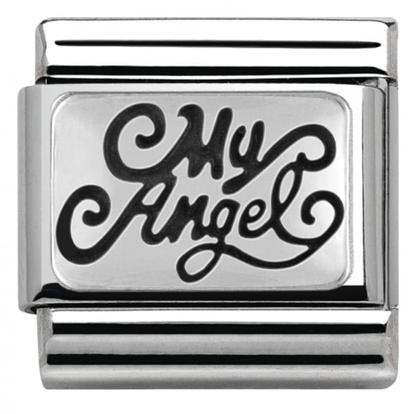 Silver MY ANGEL Charm