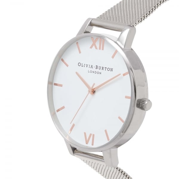 White Dial Silver Watch