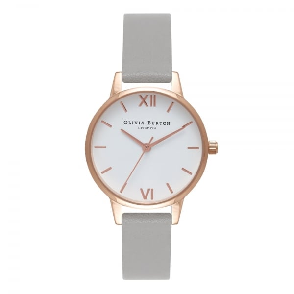 White Dial Rose Gold Watch