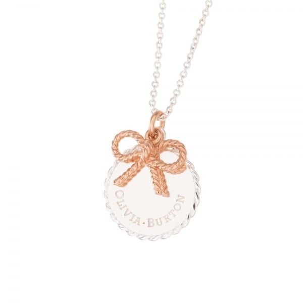 Vintage Bow Coin & Bow Necklace - OBJ16VBN05