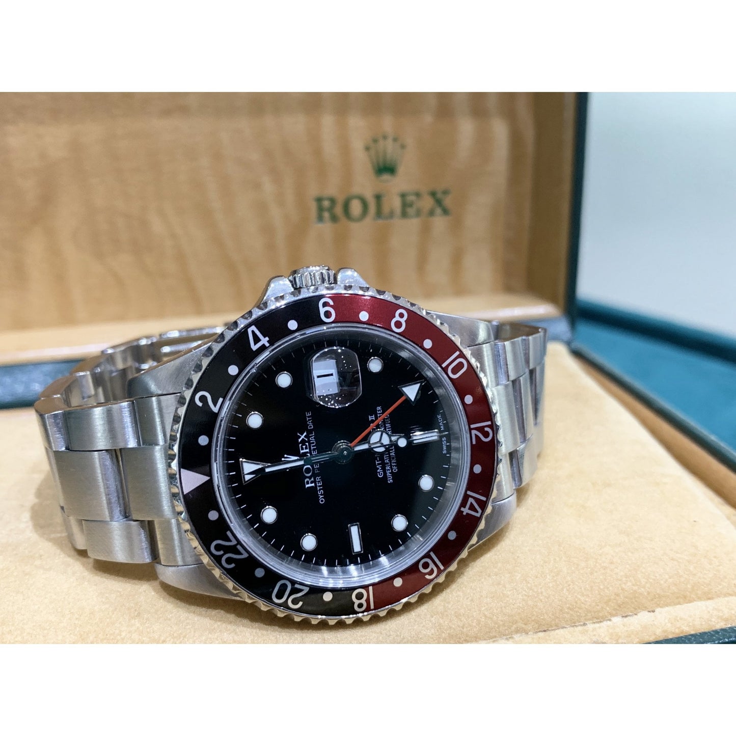 Men's Stainless Steel GMT Master II Watch. 16710