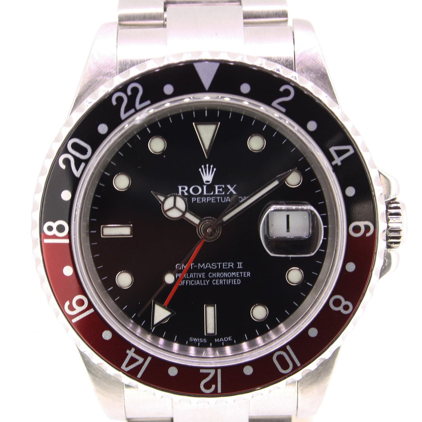 Men's Stainless Steel GMT Master II Watch. 16710