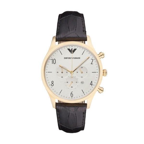 Mens Chronograph Strap Watch