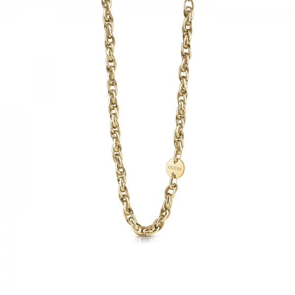 Women's Gold Tone Chain Reaction Necklace