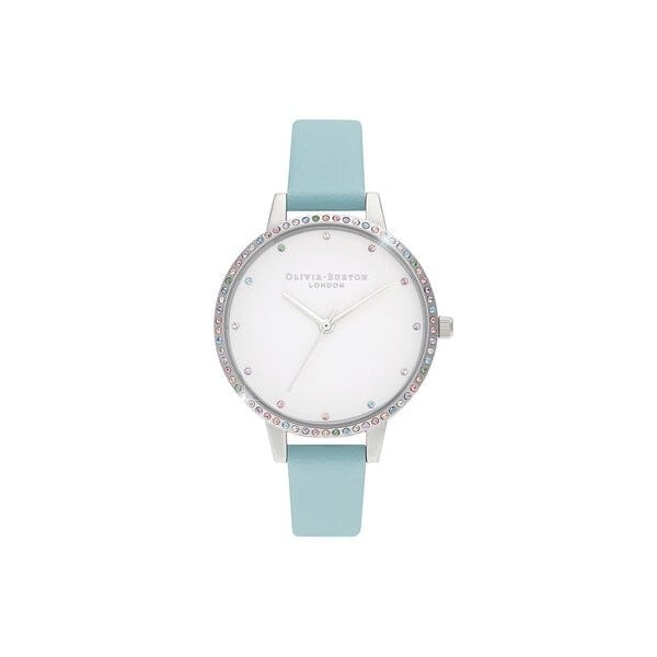 RAINBOW RAINBOW BEZEL TURQUOISE WATCH
