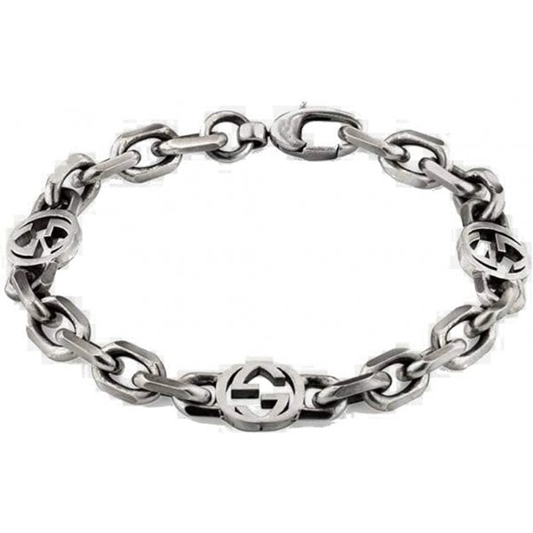 Interlocking G Bracelet Silver 19cm