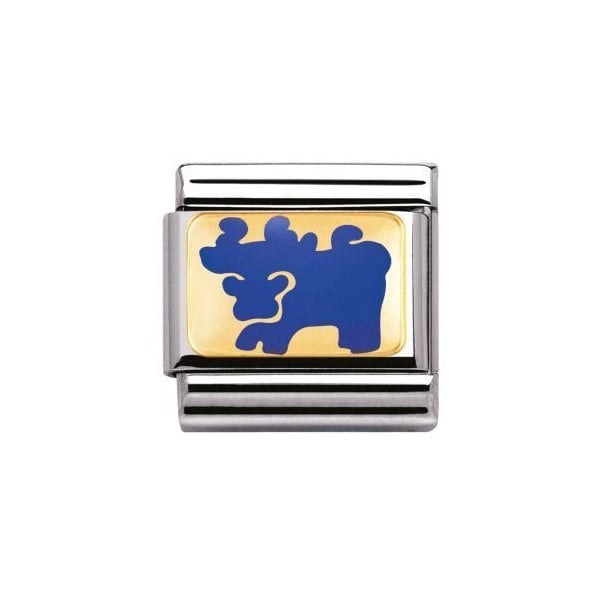 Gold Ox in Blue Charm