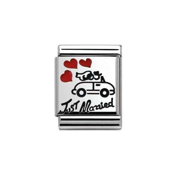 Just Married with a car