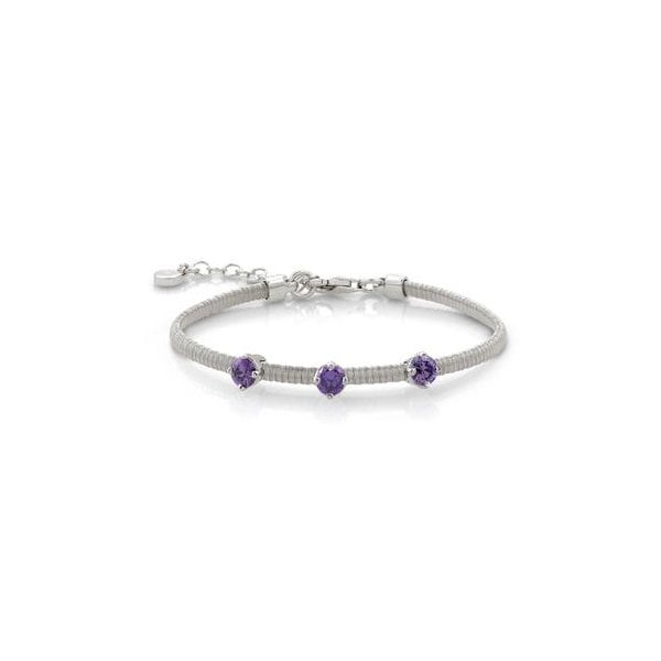 Sterling Silver with Violet St