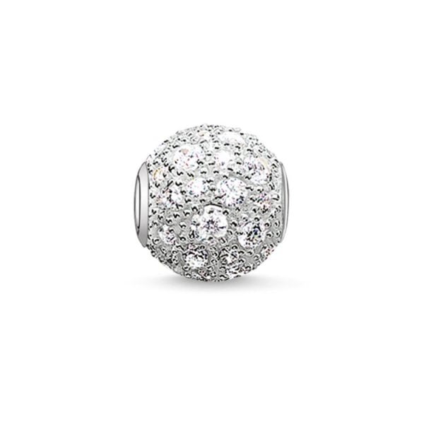 Thomas Sabo Bead white crushed pavé