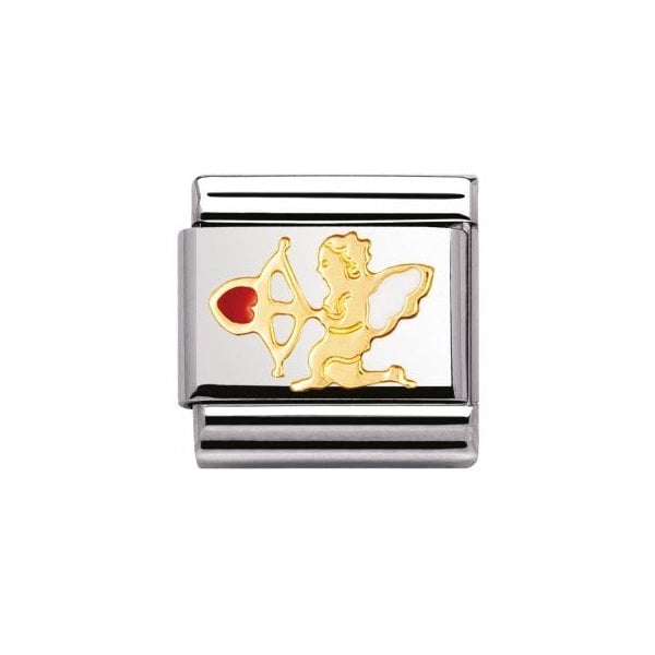 Gold Cupid Charm
