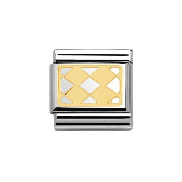 Gold Harlequin Charm