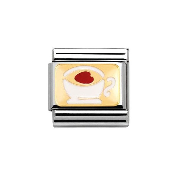 Gold Cup with Heart Charm