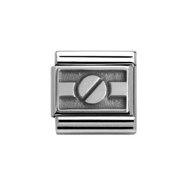 Silver Honolulu Oxidised Screw Charm