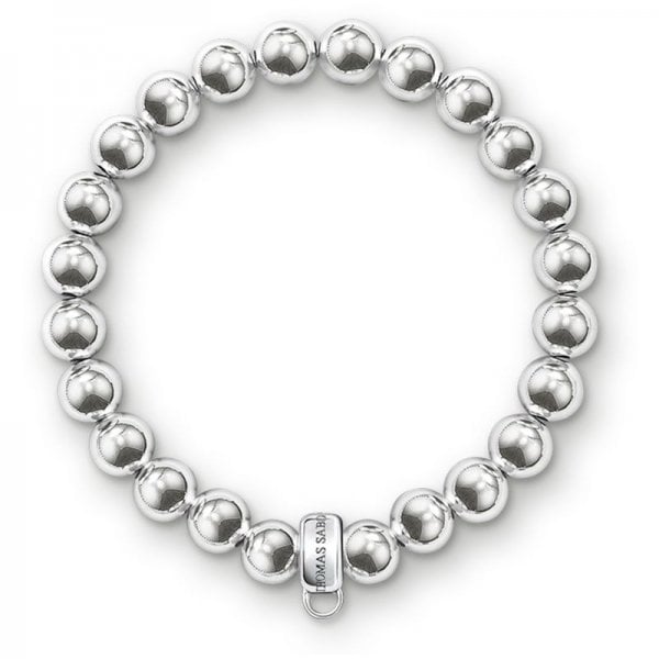 Ladies Thomas Sabo Sterling Silver Charm Club Charm Bracelet