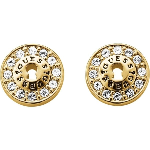 All Locked Up Gold Earrings