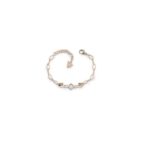 Chain Rhombus Insert Rose Gold Bracelet