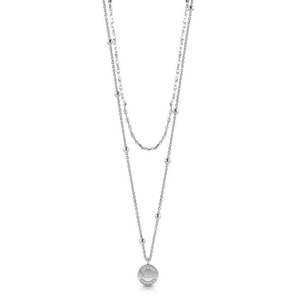 Rhodium Plated Necklace with Swarovki Crsytals