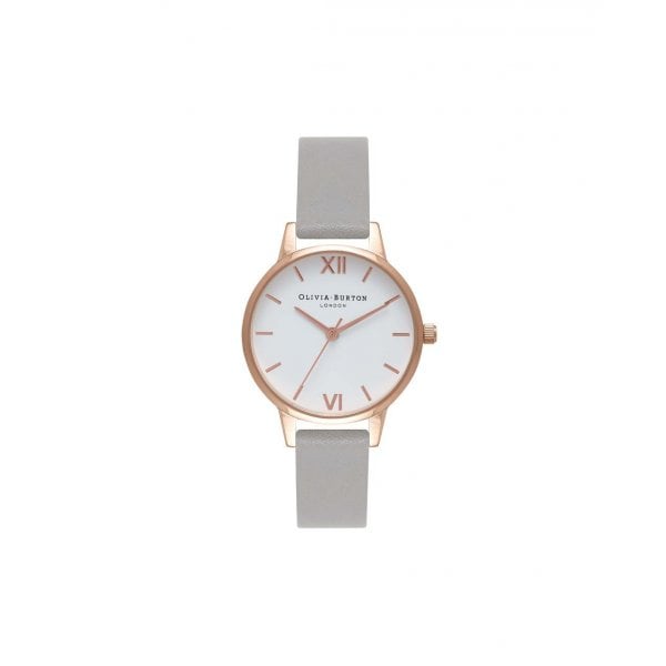 White Dial Rose Gold Watch
