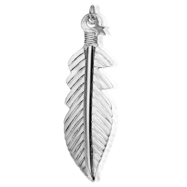 Pendant Feather Silver