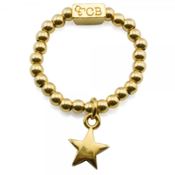 ChloBo Cloud9 Mini Star Ring Gold