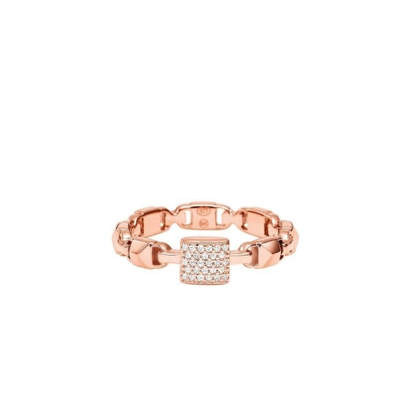 Mercer Link Rose Gold Ring