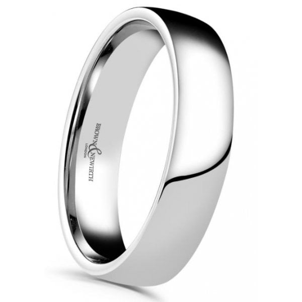 White Gold 5mm Ring