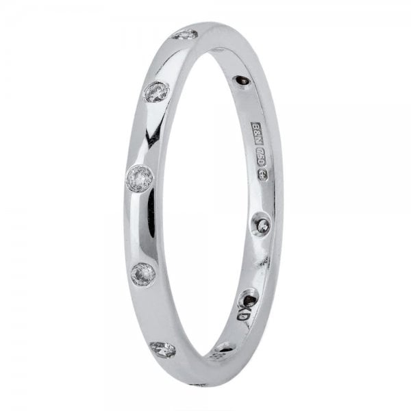White Gold 2mm Ring