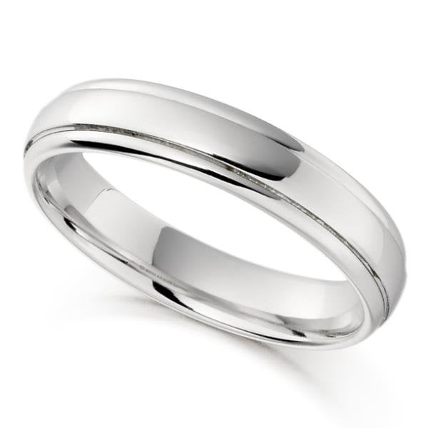 White Gold 5mm Ring