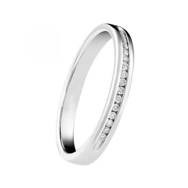 Platinum & Diamond Ring 2.5mm