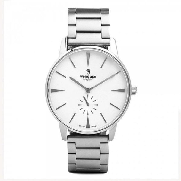 Mayfair White & Silver SSteel Watch
