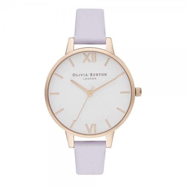 OB Demi White Dial Parma Violet & Pale Rg Watch