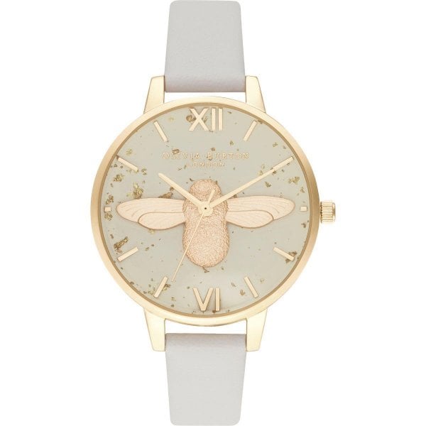 OB Meant to Bee 3D Silver & Rose Gold Watch