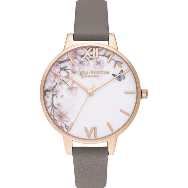 OB Pretty Blossom London Grey & Rg Watch