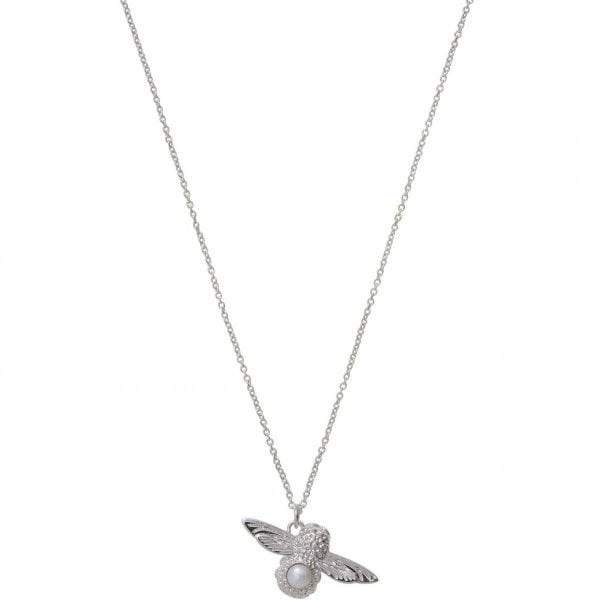 OB 3D Bee Sterling Silver Necklace