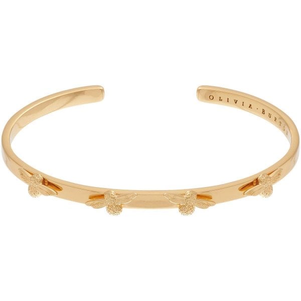 OB 3D Bee Rose Gold Bangle