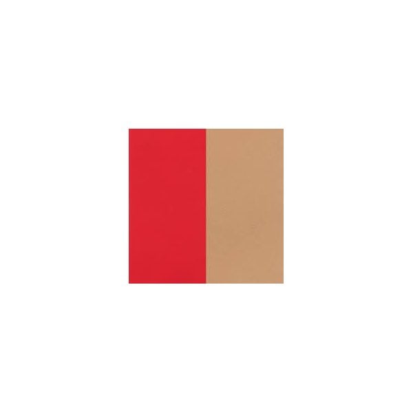 25MM SOFT RED & BEIGE