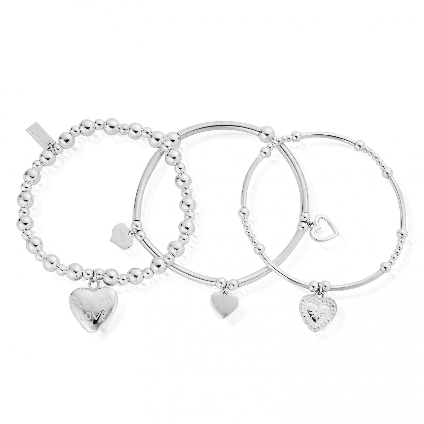 Stack Heart Bracelets