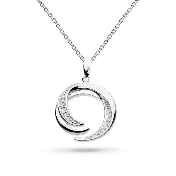 Entwine Helix Pavé CZ Necklace