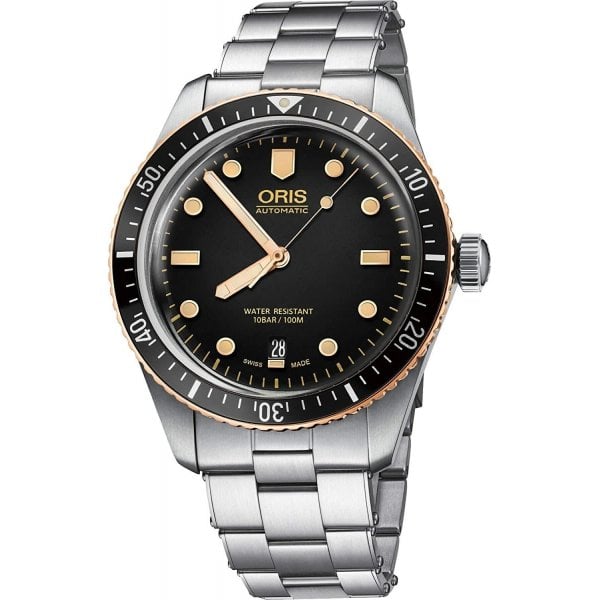 Oris Divers Sixty-Five; steel bracelet