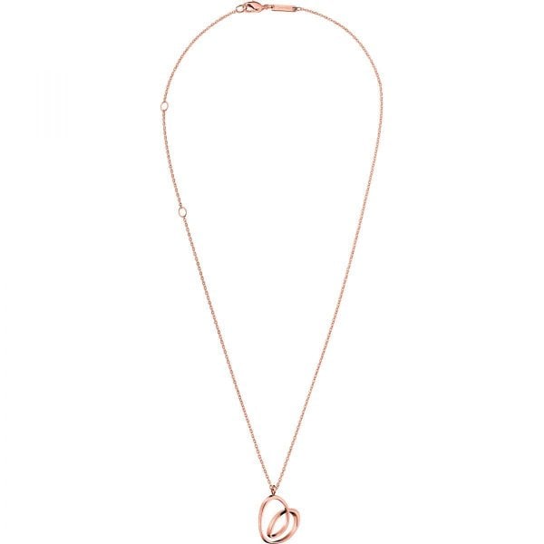CK Warm Short Rose Gold Necklace
