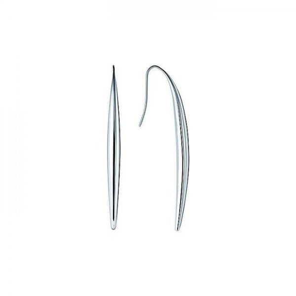 CK Born Silver Drop Earrings