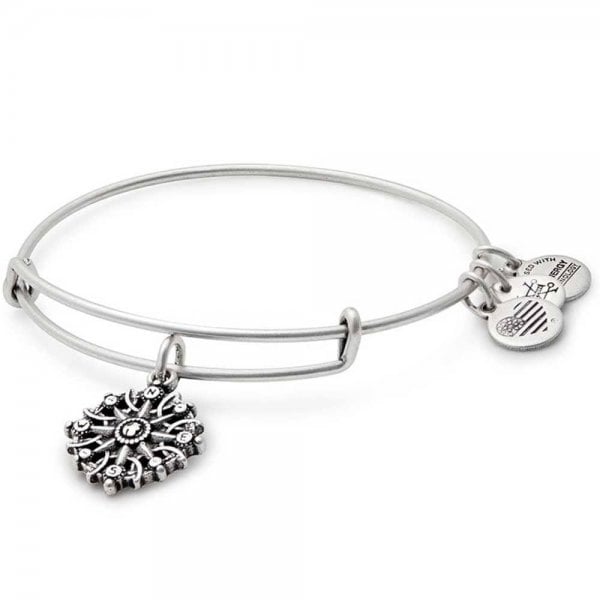 Alex & Ani Path of Symbols Compass Silver Bangle