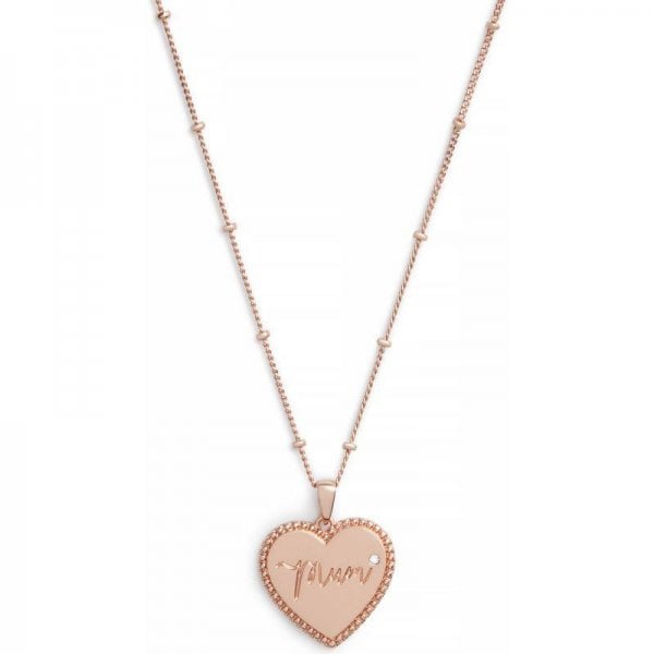 Mother's Day Mum Necklace Rose Gold Necklace