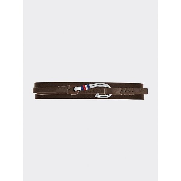 Nautical Bracelet in Brown Leather