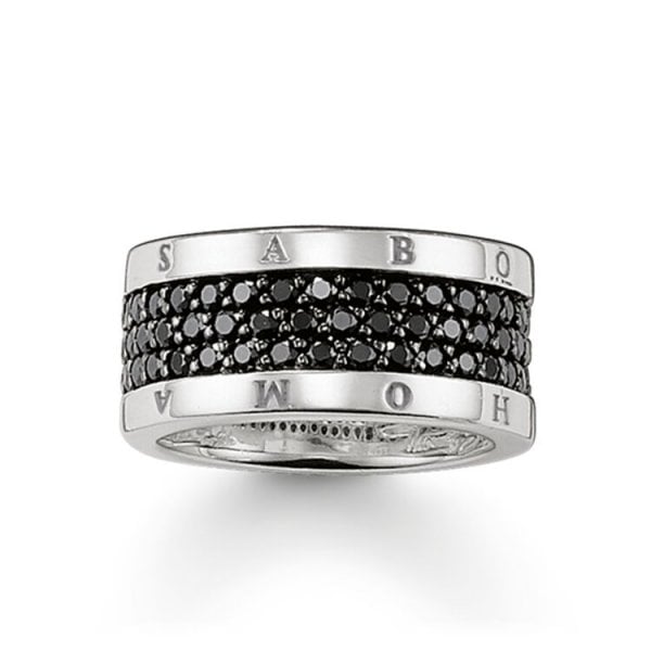 Eternity Classic Black Ring Size 62 (UK Size T)