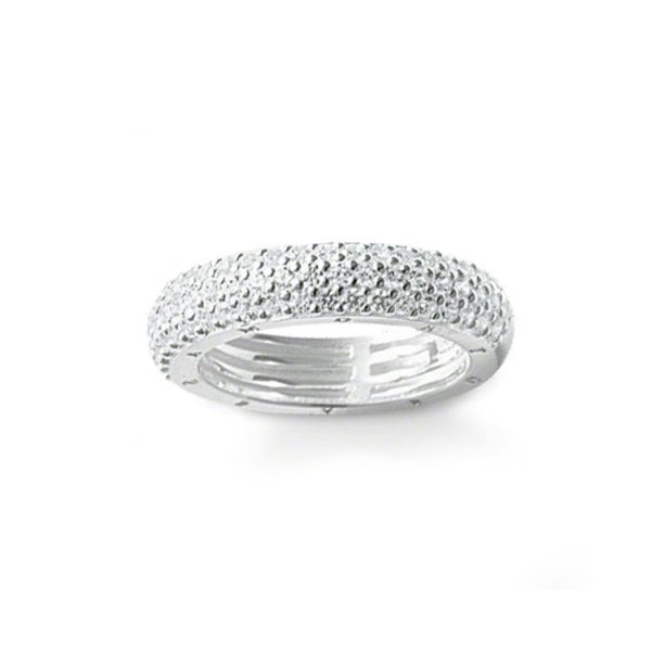 Eternity White Pave Ring Size 54 (UK Size M1/2)