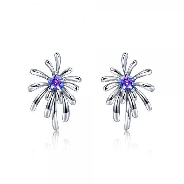 Carpe Diem Crossette Stud Earrings